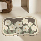 Maxbell Maxbell Diatom Bathroom Rug Carpet Door Mat for Hallway Living Room Farmhouse Style A