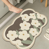 Maxbell Maxbell Diatom Bathroom Rug Carpet Door Mat for Hallway Living Room Farmhouse Style A