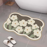 Maxbell Maxbell Diatom Bathroom Rug Carpet Door Mat for Hallway Living Room Farmhouse Style A