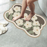 Maxbell Maxbell Diatom Bathroom Rug Carpet Door Mat for Hallway Living Room Farmhouse Style A