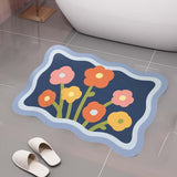 Maxbell Maxbell Diatom Bathroom Rug Carpet Door Mat for Hallway Living Room Farmhouse Style B