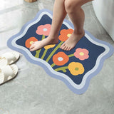 Maxbell Maxbell Diatom Bathroom Rug Carpet Door Mat for Hallway Living Room Farmhouse Style B