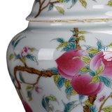 Maxbell Maxbell Glazed Hand Painted Ceramic Ginger Jar Home Decor Accent Art Decoration