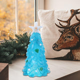 Maxbell Maxbell Resin Figurines Tree Ornament Living Room Portable Accessory Decor Blue 12cm