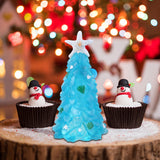 Maxbell Maxbell Resin Figurines Tree Ornament Living Room Portable Accessory Decor Blue 12cm