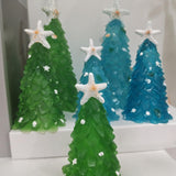 Maxbell Maxbell Resin Figurines Tree Ornament Living Room Portable Accessory Decor Blue 18cm
