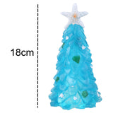 Maxbell Maxbell Resin Figurines Tree Ornament Living Room Portable Accessory Decor Blue 18cm