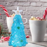 Maxbell Maxbell Resin Figurines Tree Ornament Living Room Portable Accessory Decor Blue 18cm