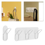 Maxbell Maxbell Hanger Hook Decorations Utility Rack Damage Free for Bags Towel Kitchen Single hook