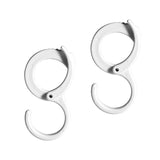 Maxbell Maxbell 2Pcs Adjustable Storage Hooks Portable Stable for Wardrobe Dormitory Pantry