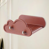Maxbell Maxbell Wall Hanger Hooks Storage Holder Decorative for Living Room Red