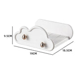 Maxbell Maxbell Wall Hanger Hooks Storage Holder Decorative for Living Room White