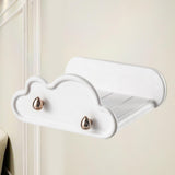 Maxbell Maxbell Wall Hanger Hooks Storage Holder Decorative for Living Room White
