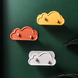 Maxbell Maxbell Wall Hanger Hooks Storage Holder Decorative for Living Room White