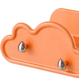 Maxbell Maxbell Wall Hanger Hooks Storage Holder Decorative for Living Room Orange