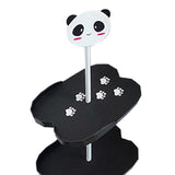Maxbell Children Shoe Rack Shoe Shelf Standing Shoe Organizer for Entryway Hallway Panda
