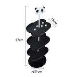 Maxbell Children Shoe Rack Shoe Shelf Standing Shoe Organizer for Entryway Hallway Panda