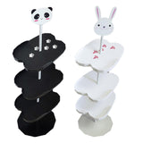 Maxbell Children Shoe Rack Shoe Shelf Standing Shoe Organizer for Entryway Hallway Panda
