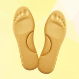 Maxbell Self Heated Thermal Insoles Warm and Breathable for Sports Shoes Comfortable Yellow EU 41-42