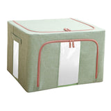 Maxbell Foldaway Quilt Organizer Bin 24L Practical Container for home Green