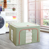 Maxbell Foldaway Quilt Organizer Bin 24L Practical Container for home Green
