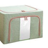 Maxbell Foldaway Quilt Organizer Bin 24L Practical Container for home Green