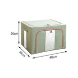 Maxbell Foldaway Quilt Organizer Bin 24L Practical Container for home Green