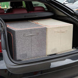 Maxbell Foldaway Quilt Organizer Bin 24L Practical Container for home Grey