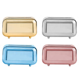 Maxbell Tissue Holder Multipurpose Elegant Rectangular for Dorm Night Stands Vehicle Aureate