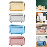 Maxbell Tissue Holder Multipurpose Elegant Rectangular for Dorm Night Stands Vehicle Aureate