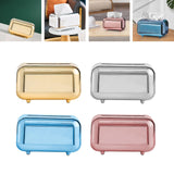 Maxbell Tissue Holder Multipurpose Elegant Rectangular for Dorm Night Stands Vehicle Aureate