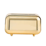 Maxbell Tissue Holder Multipurpose Elegant Rectangular for Dorm Night Stands Vehicle Aureate