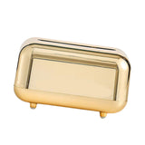 Maxbell Tissue Holder Multipurpose Elegant Rectangular for Dorm Night Stands Vehicle Aureate