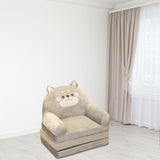 Maxbell Infant Foldable Sofa Chair cover Floors Upholstered for Bedroom Home style C