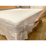 Maxbell Universal Bed Sheet Holder Straps Bed Sheet Fixing Belt for Mattress Sheet White