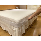 Maxbell Universal Bed Sheet Holder Straps Bed Sheet Fixing Belt for Mattress Sheet White