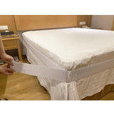Maxbell Universal Bed Sheet Holder Straps Bed Sheet Fixing Belt for Mattress Sheet White