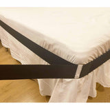 Maxbell Universal Bed Sheet Holder Straps Bed Sheet Fixing Belt for Mattress Sheet Black