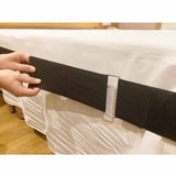 Maxbell Universal Bed Sheet Holder Straps Bed Sheet Fixing Belt for Mattress Sheet Black