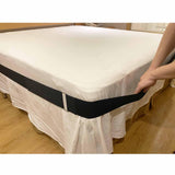 Maxbell Universal Bed Sheet Holder Straps Bed Sheet Fixing Belt for Mattress Sheet Black