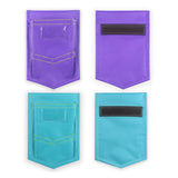 Maxbell 2Pcs Magnetic Whiteboard Fridge Storage Pocket Flexible for Office Garage