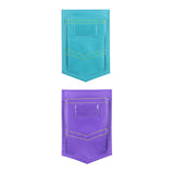 Maxbell 2Pcs Magnetic Whiteboard Fridge Storage Pocket Flexible for Office Garage