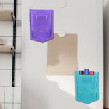 Maxbell 2Pcs Magnetic Whiteboard Fridge Storage Pocket Flexible for Office Garage