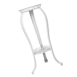 Maxbell Iron Art Flowerpot Shelf Planter Storage Display Stand Height 80cm Round White