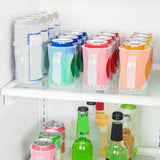 Maxbell Beverage Can Holder Transparent Large Capacity for Countertops Closet Fridge