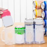 Maxbell Beverage Can Holder Transparent Large Capacity for Countertops Closet Fridge