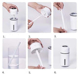 Maxbell 50 Pieces Household Humidifier Filters Wicks for Living Room Travel Home 8mmx8cm