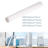 Maxbell 50 Pieces Household Humidifier Filters Wicks for Living Room Travel Home 8mmx8cm
