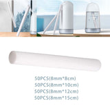 Maxbell 50 Pieces Household Humidifier Filters Wicks for Living Room Travel Home 8mmx8cm