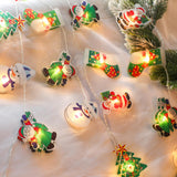 Maxbell Christmas String Lights Hanging Ornament Decorative Snowman for Festival 1.2m
